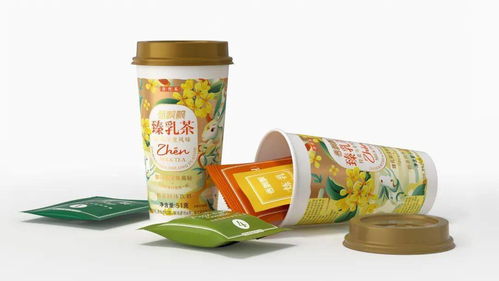 香飘飘全新 臻乳茶 系列,用包装打造产品宣传点